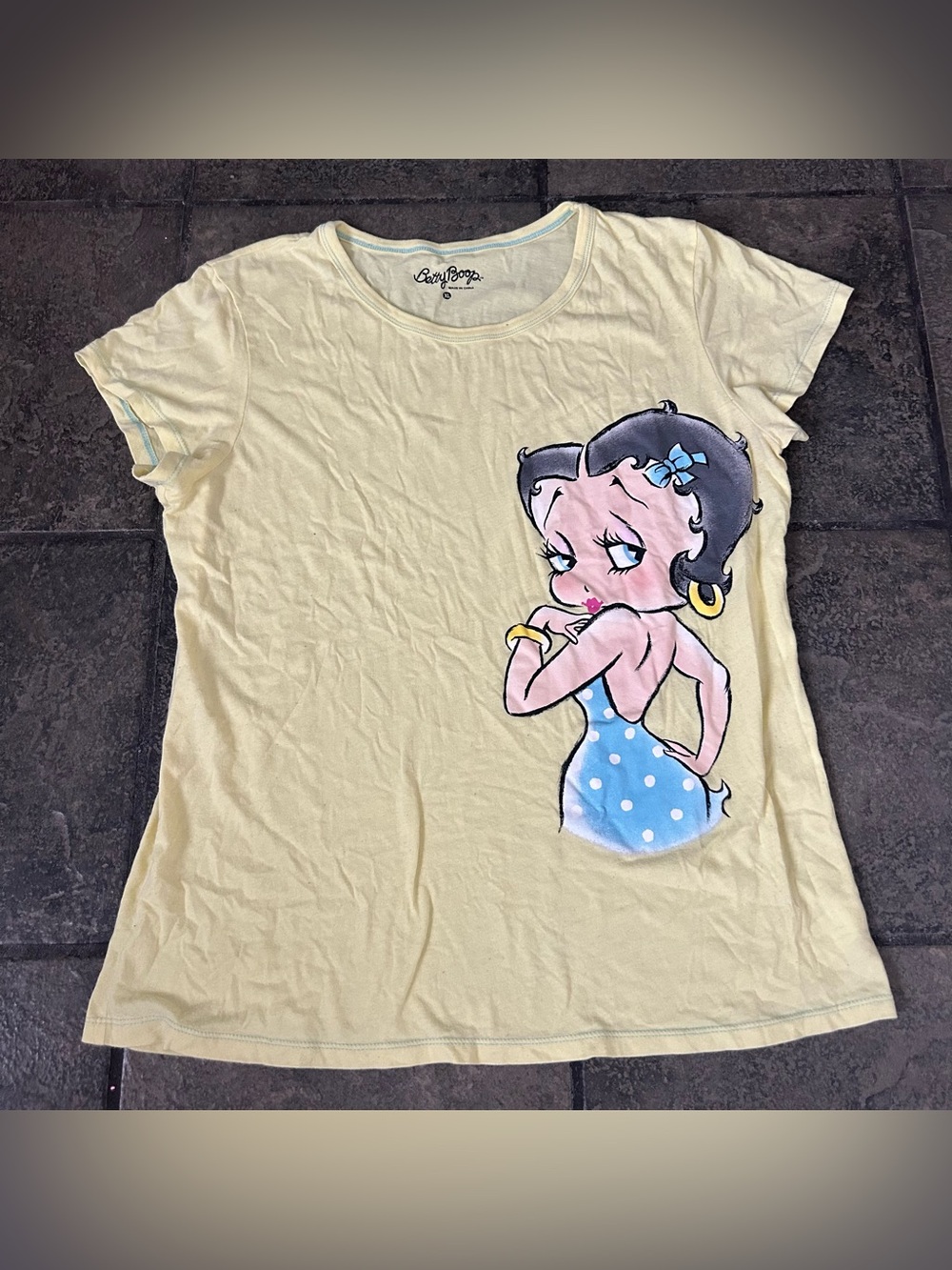 Women’s Betty Boop Top Shirt Size XL